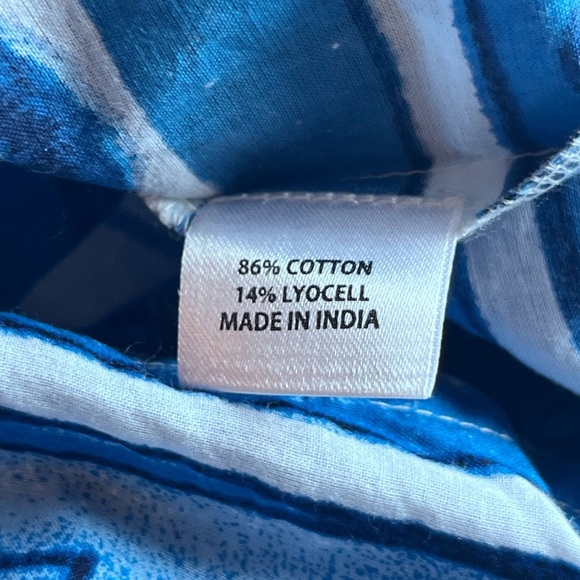 Tucker Nuck TNUCK BEACH Capri Blue Majolica Tile Bondi Coverup Size XXL - Picture 10 of 10